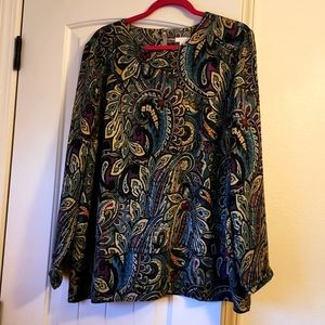 J Jill Floral Blouse NWT
